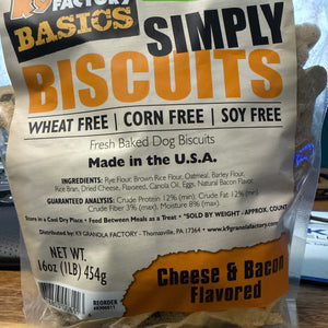 Simply Biscuits, Cheese & Bacon Recipe Dog Treats