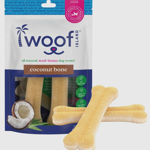 Coconut Dog Bone Premium Treats 2 ct