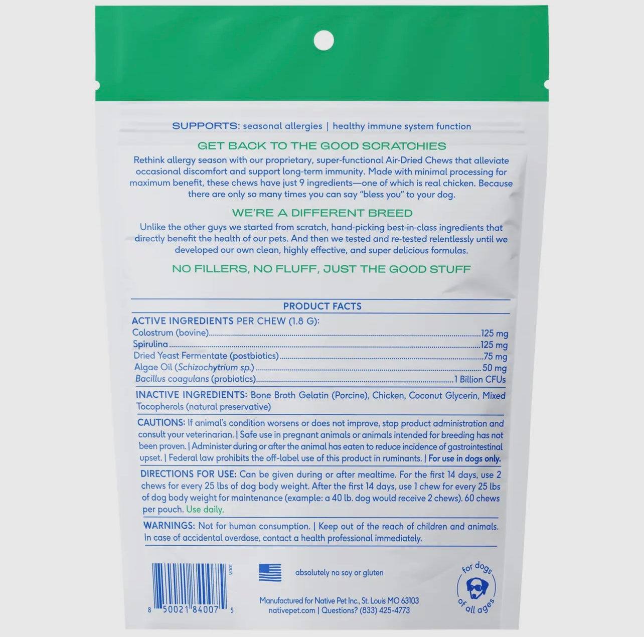 Allergy & Immune Chews, An Allergy & Itch Relief Supplement