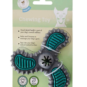 TPR Nylon Dental Spinner Dog Toy - Light & Medium Chewers