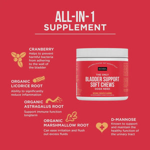 The Only Bladder Support Soft Chews Dogs Need