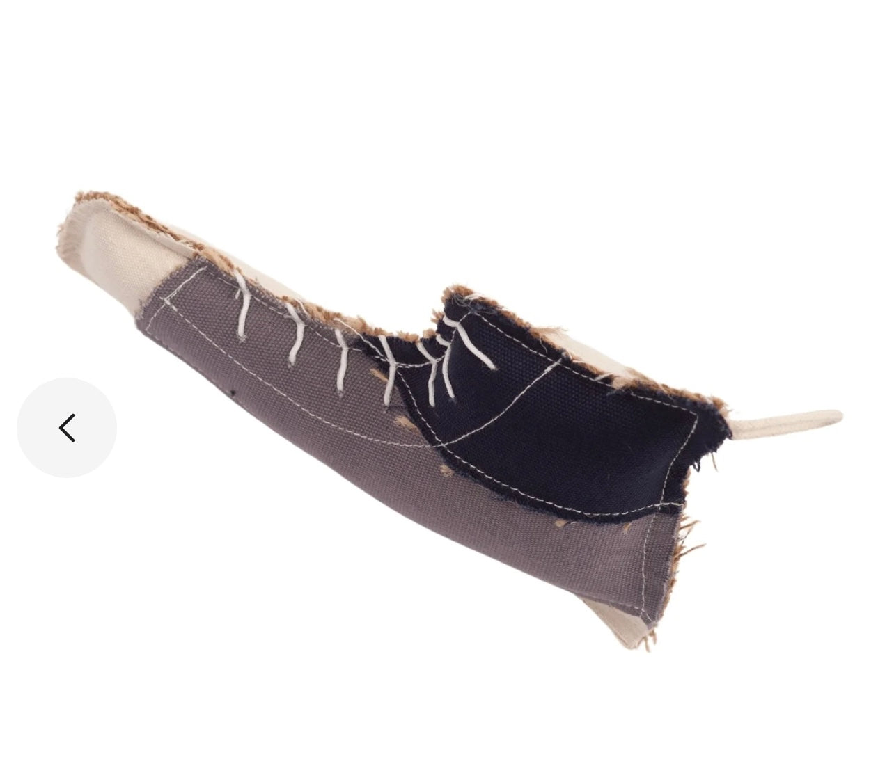 Eco-Friendly Shoe Canvas and Jute Dog Toy