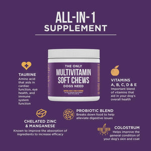 The Only Multivitamin Soft Chews Dogs Need