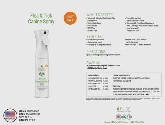 Flea & Tick Canine Spray