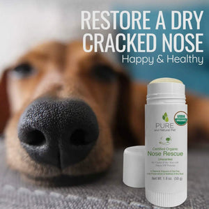 Nose Rescue Moisturizing Balm For Dogs - Organic - Unscented