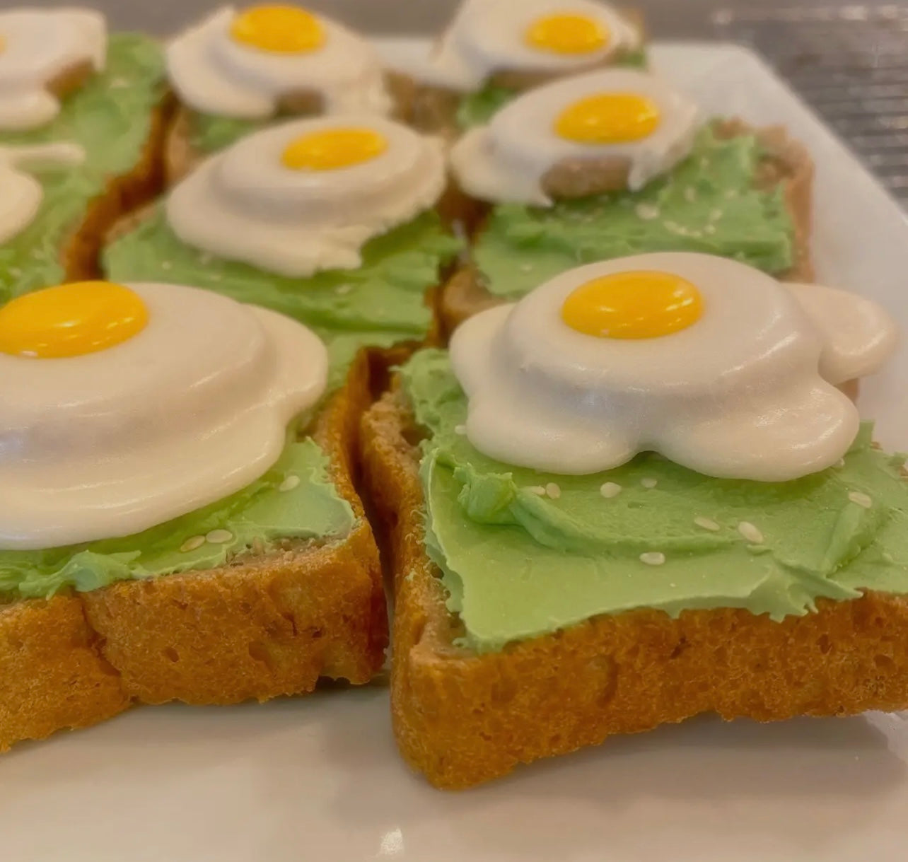 "Avocado" Toast w/ "Fried Egg"