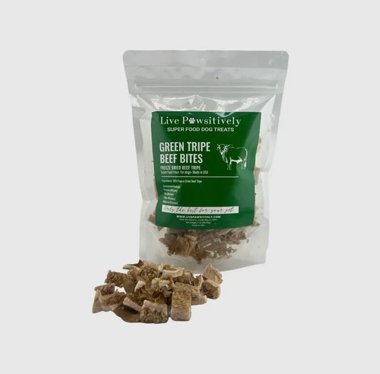 Green Tripe Beef Bites (Freeze Dried Superfood For Pets)