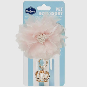 Flower + Crown Pendant Collar Accessory Set