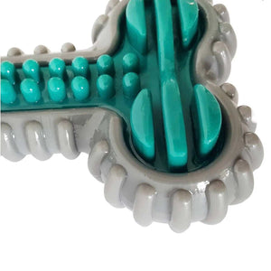 TPR Nylon Dental Dog Bone Toy - Light & Medium Chewers