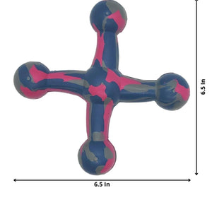 Sustainable Natural Rubber Jack Dog Toy