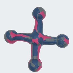 Sustainable Natural Rubber Jack Dog Toy