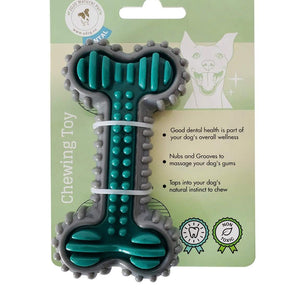 TPR Nylon Dental Dog Bone Toy - Light & Medium Chewers