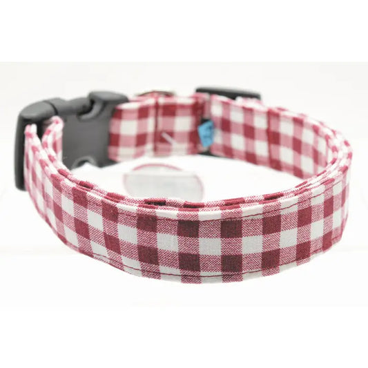 Red Gingham Collar