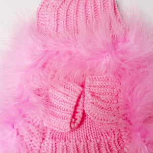 Haute Couture Feathered Luxury Pet Sweater