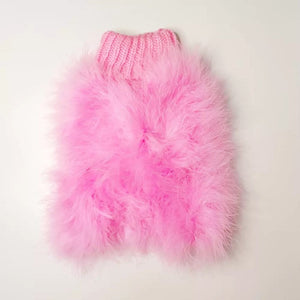 Haute Couture Feathered Luxury Pet Sweater