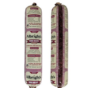 Pork Complete - Albright's Raw Recipe for Dogs