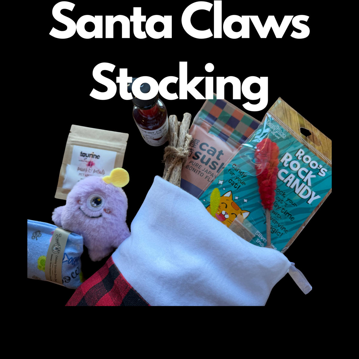 🎅🐾Santa Claws Stocking Gift Box – Holiday Gift for Cats