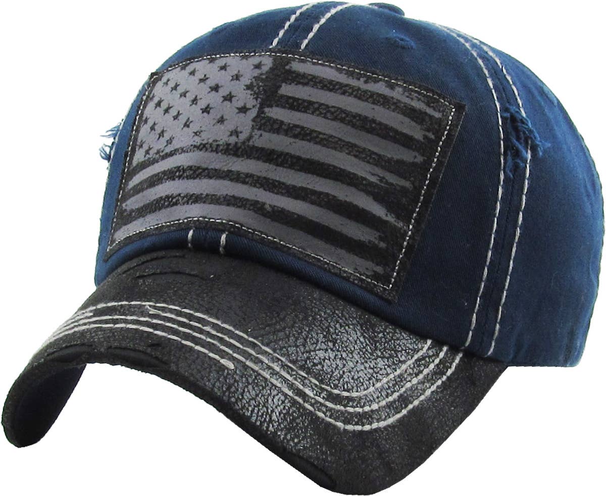 🧢✨Flat Patch Vintage Cap