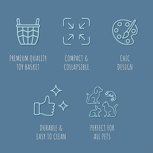 Capri Tan Pet Toy Storage