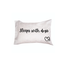 🐾💤Sleeps With Dogs Pillow Case Set