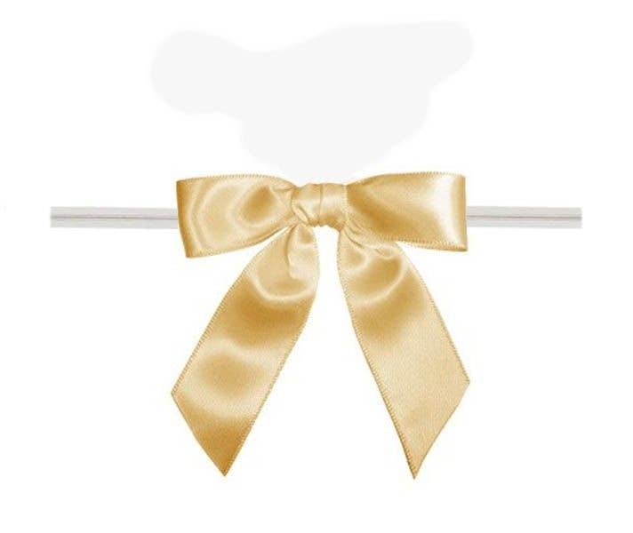 Mini Satin Twist Tie Bows