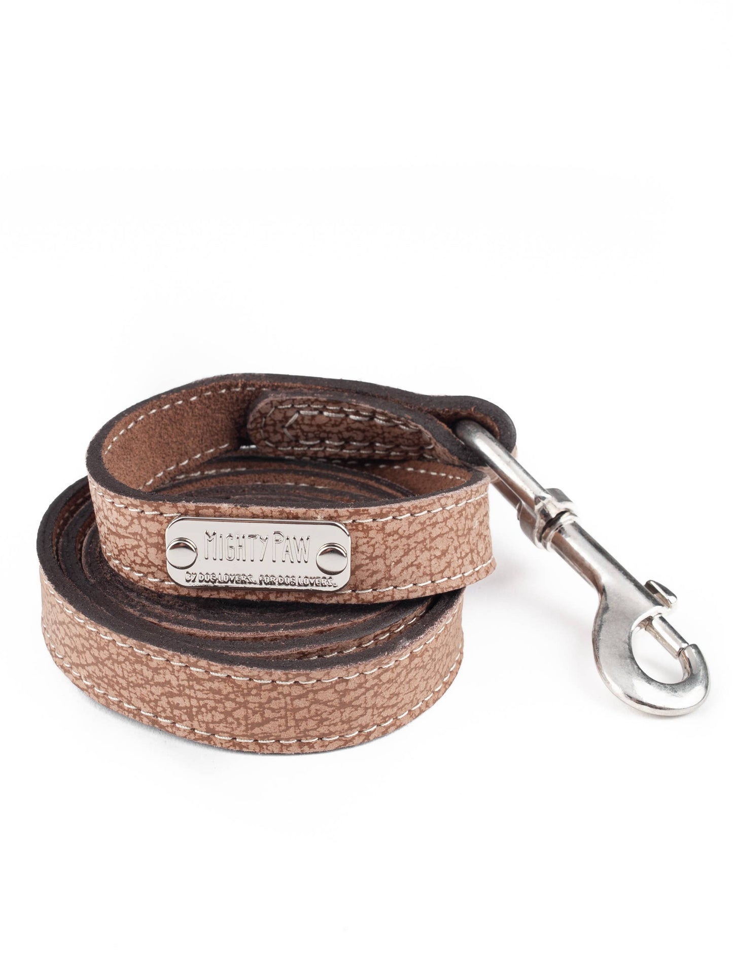 Mighty Paw Premium Leather Dog Leash – 5-Foot 🐶🤎