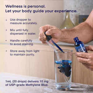 🔬✨1% Methylene Blue – High‑Purity, USP‑Grade Clarity & Cellular Support