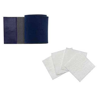 🐾 The Healers Elastic Wrap Leg Bandage with Gauze Pads – Secure, Reusable Wound Care for Dogs