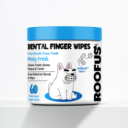 🦷🌿🐾 ROOFUS Dental Wipes – Mint (60ct)