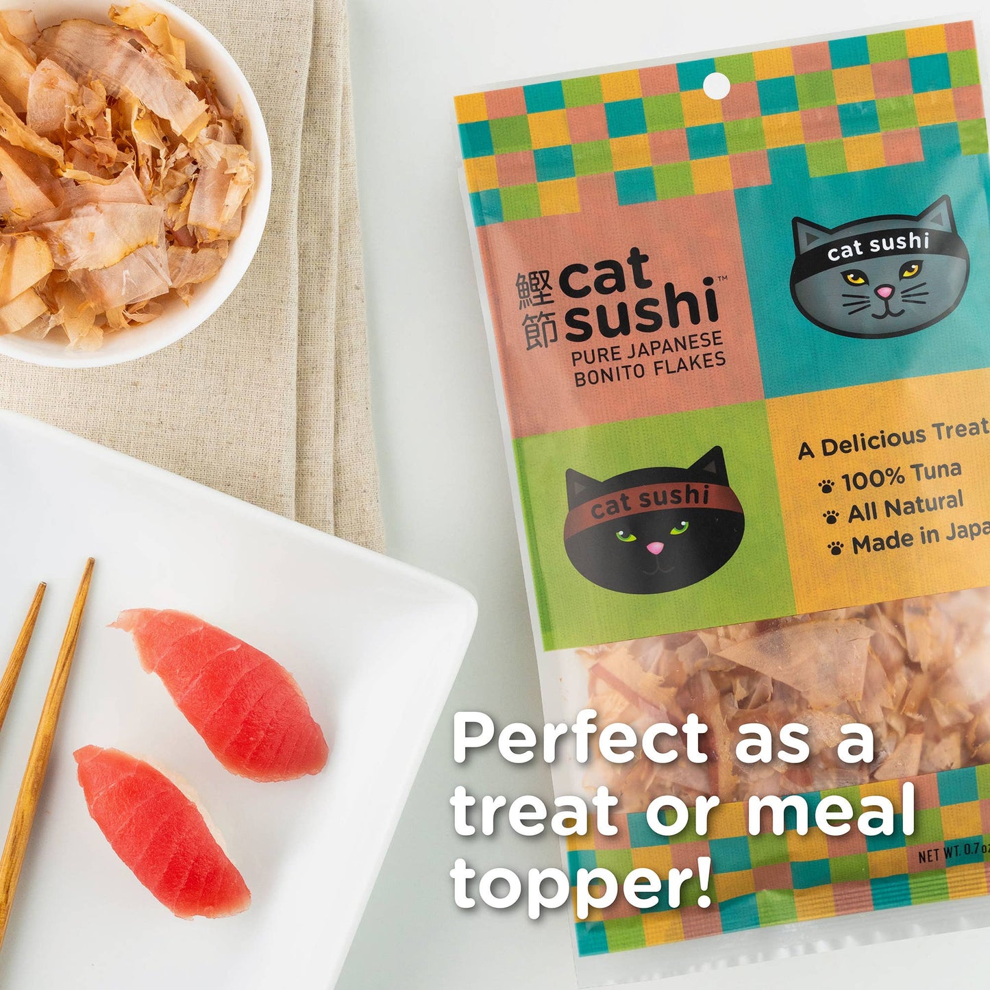 🐟🐱 Cat Sushi Thick Cut 0.7oz