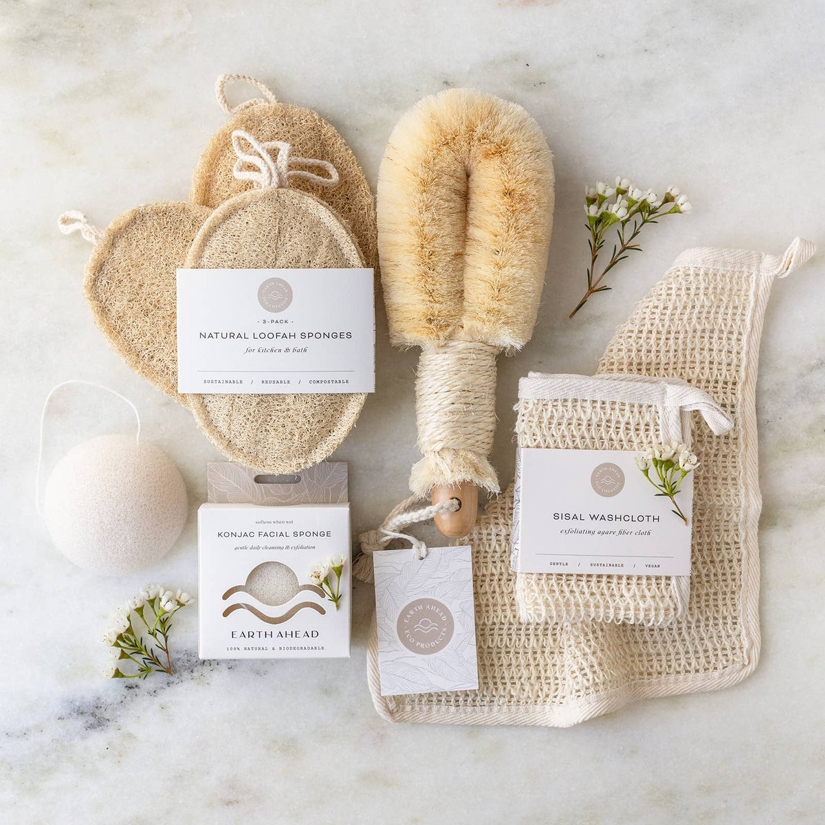 Double Layer Large Natural Loofah Sponge