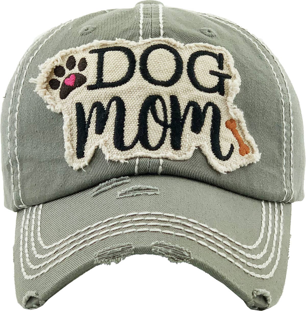 🐕💕🧢DOG MOM WASHED VINTAGE BALLCAP