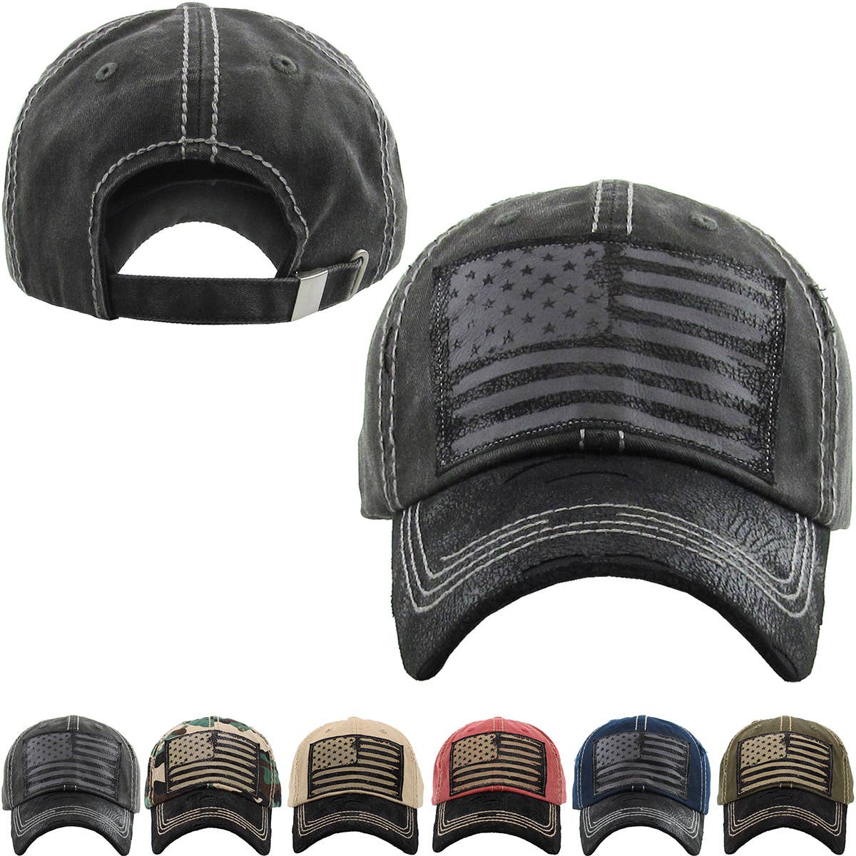 🧢✨Flat Patch Vintage Cap