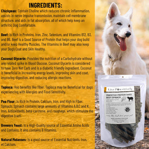 Beef and Spinach Protein Bars for Dogs