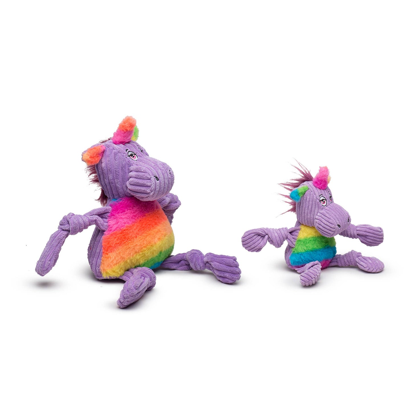 🌈🦄Rainbow Pride Unicorn Knottie® Plush Dog Toy