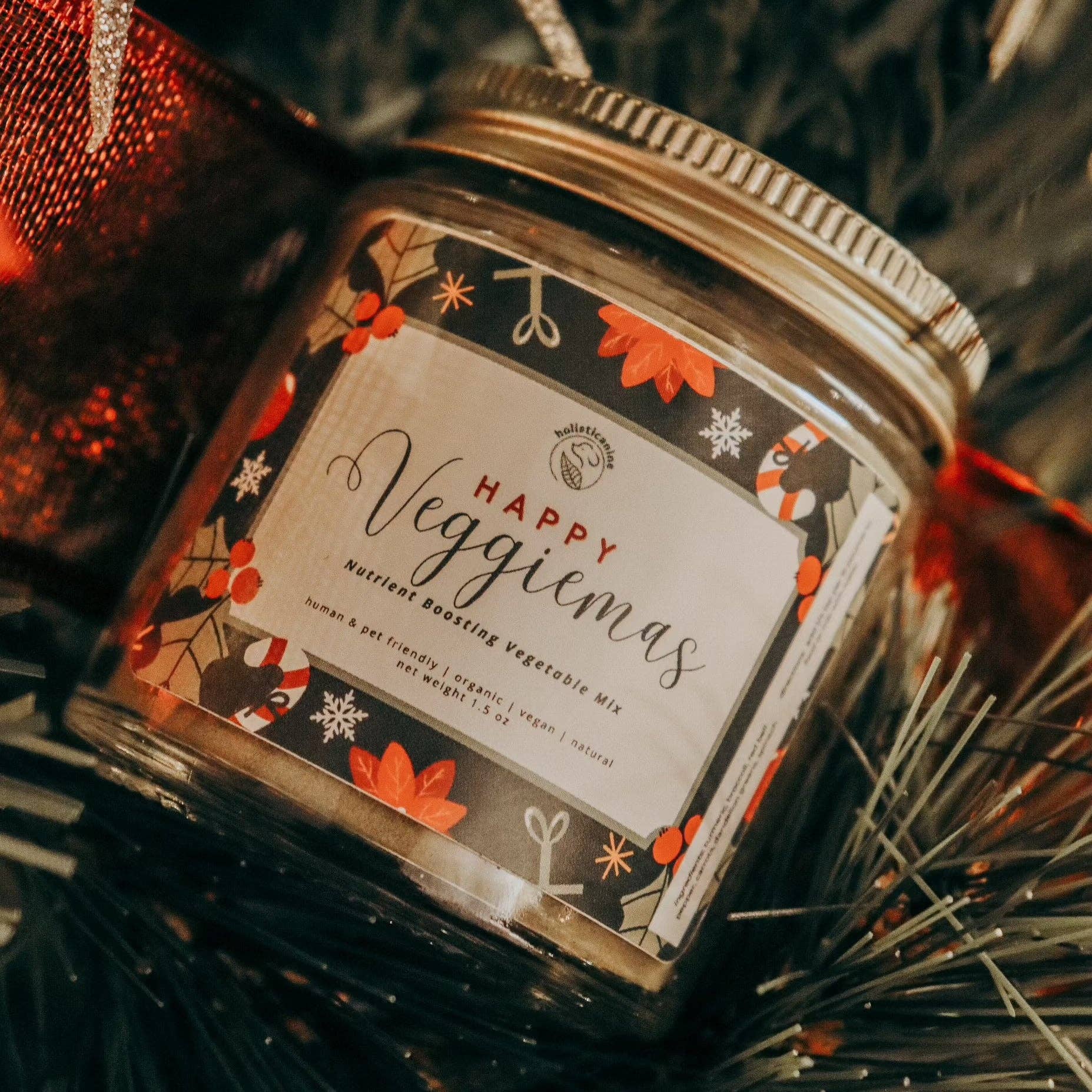 🎄 Happy Veggiemas Dog Supplement – Holiday Superfood Blend