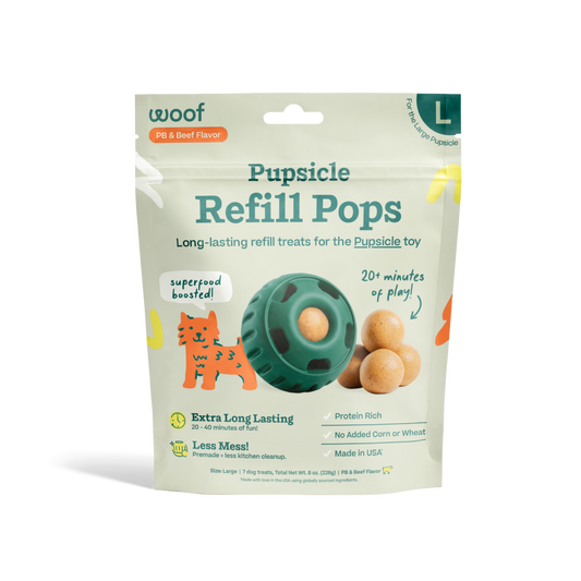 🧊🐾 Pupsicle® Pops – Long-Lasting Natural Beef Dog Treat Refills