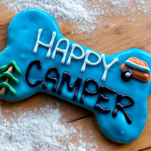 6 inch Happy Camper Dog Bone dog treats