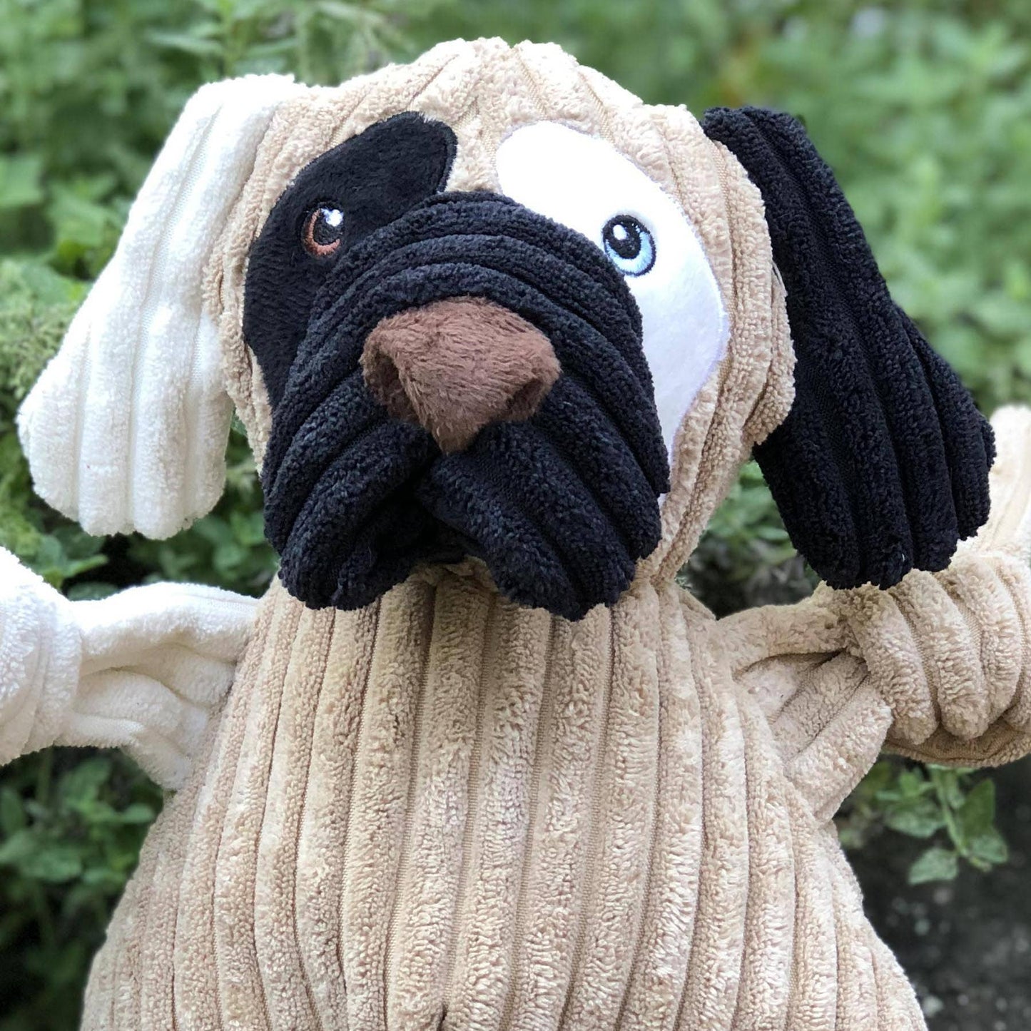 🐕✨ Patches HuggleMutt™ Knottie® Plush Dog Toy, Large