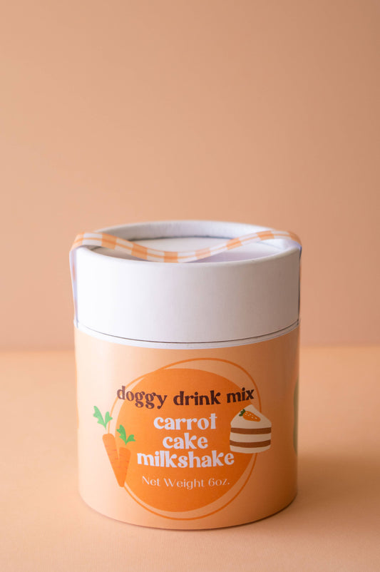 Carrot Cake Milkshake Doggy Drink Mix - Easter Dog Treats