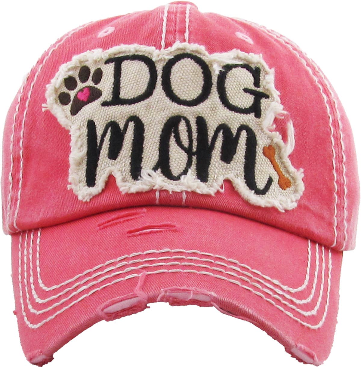 🐕💕🧢DOG MOM WASHED VINTAGE BALLCAP