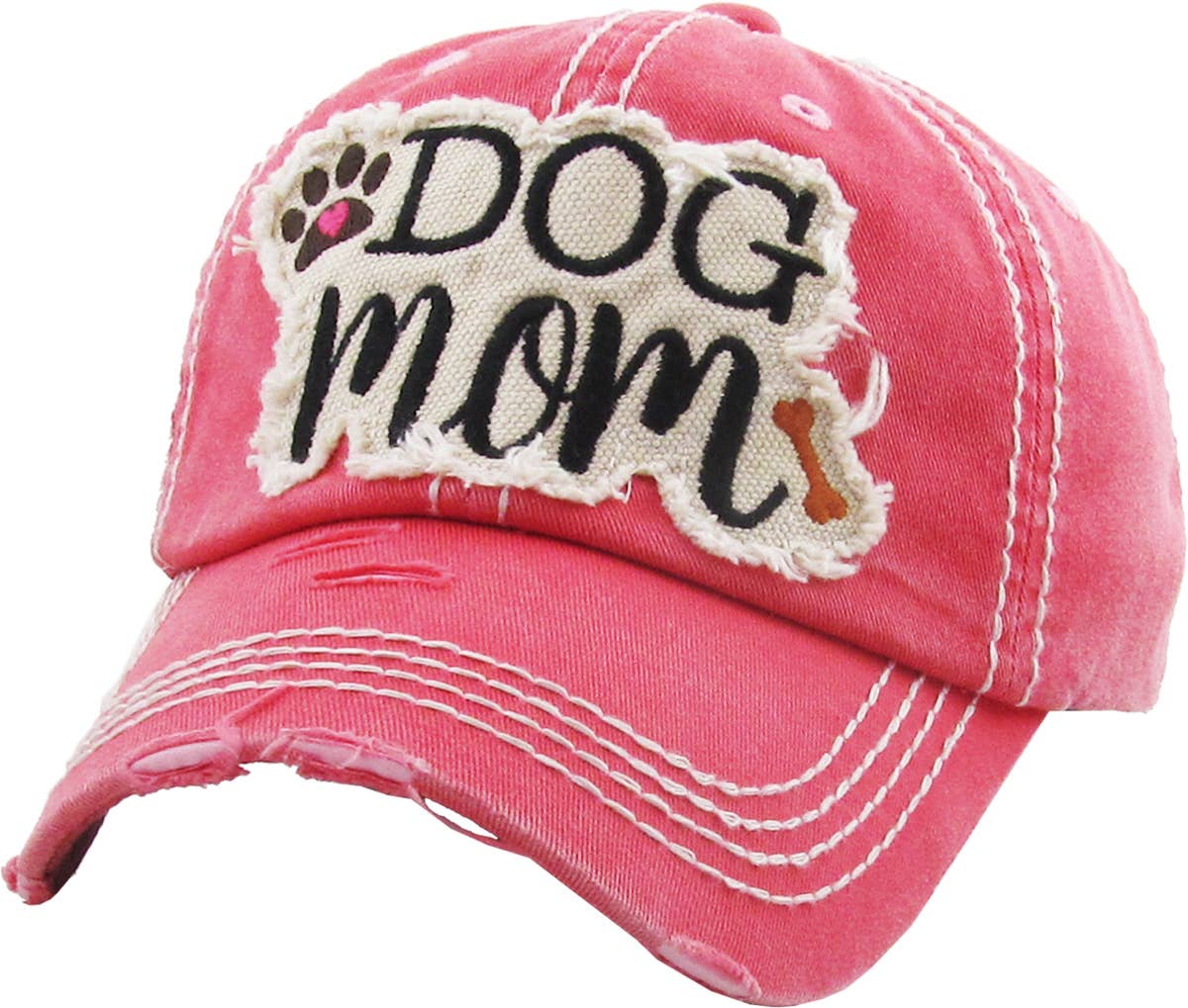 🐕💕🧢DOG MOM WASHED VINTAGE BALLCAP