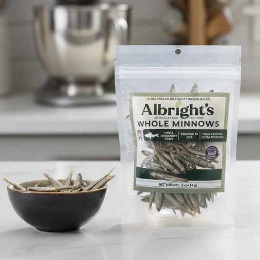 🐟✨Freeze-Dried Minnows for Dogs & Cats (0.5 oz)