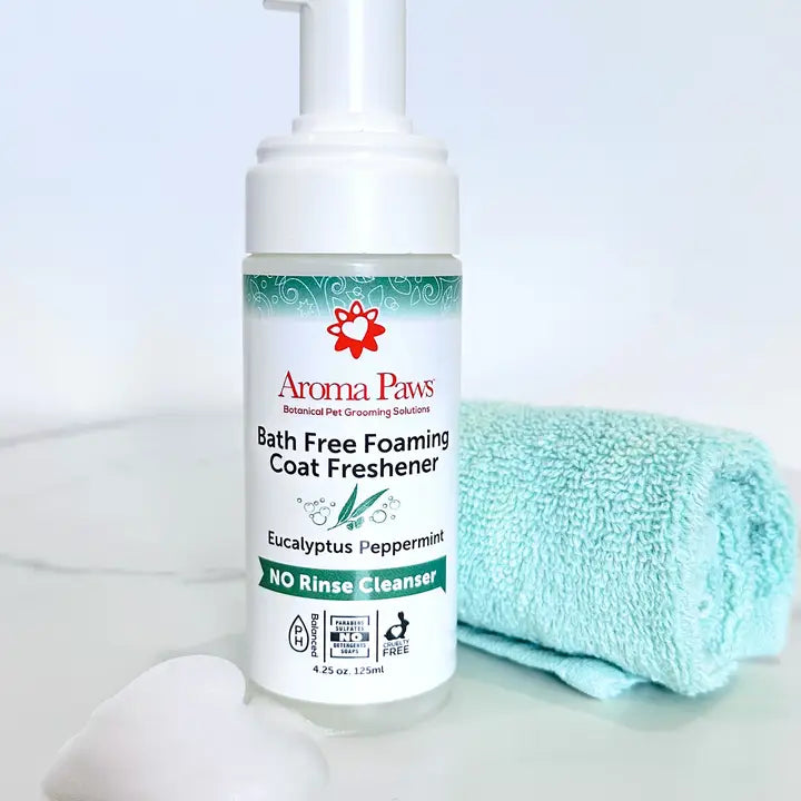 4.25 oz. Bath Free Foaming Coat Freshener-Rinse Free Cleaner