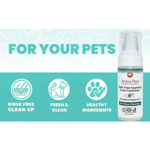 4.25 oz. Bath Free Foaming Coat Freshener-Rinse Free Cleaner