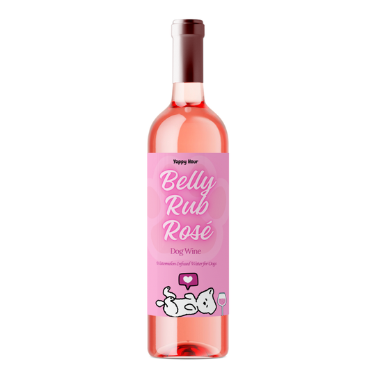 🍉🍷Belly Rub Rosé Dog Wine | Watermelon