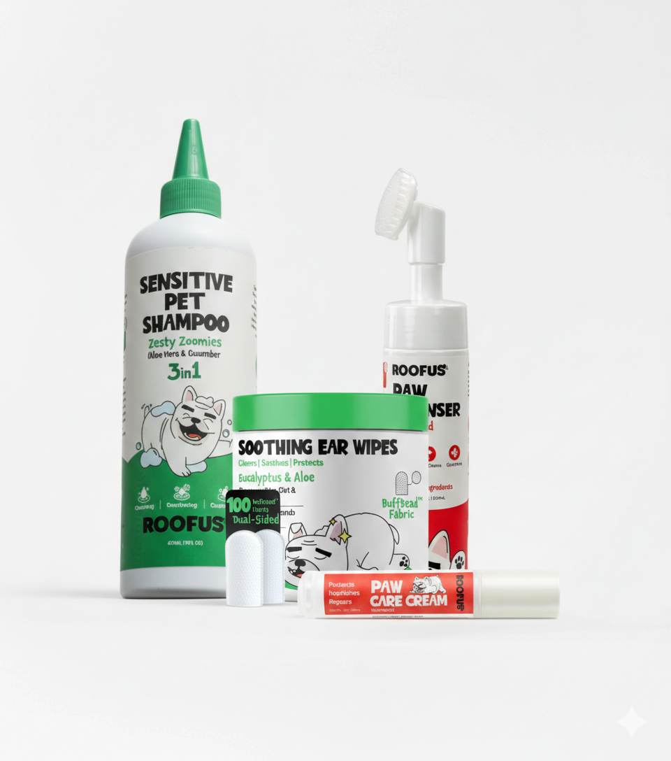 🛁🐾 ROOFUS Spa Day Bundle – Fresh & Clean Pet Care Set