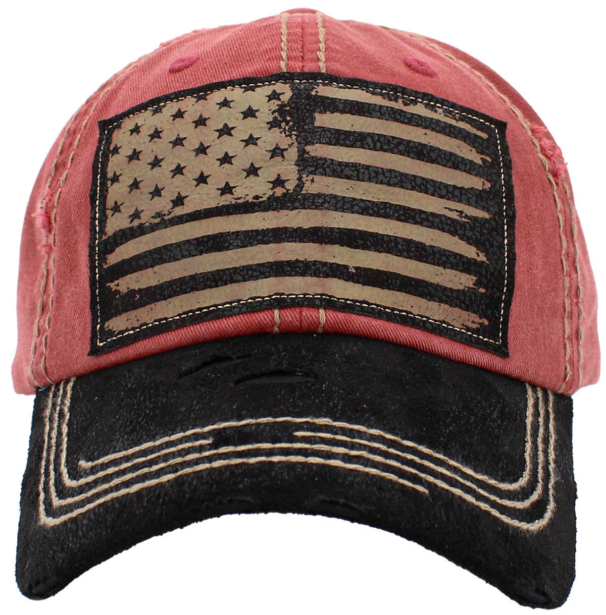 🧢✨Flat Patch Vintage Cap