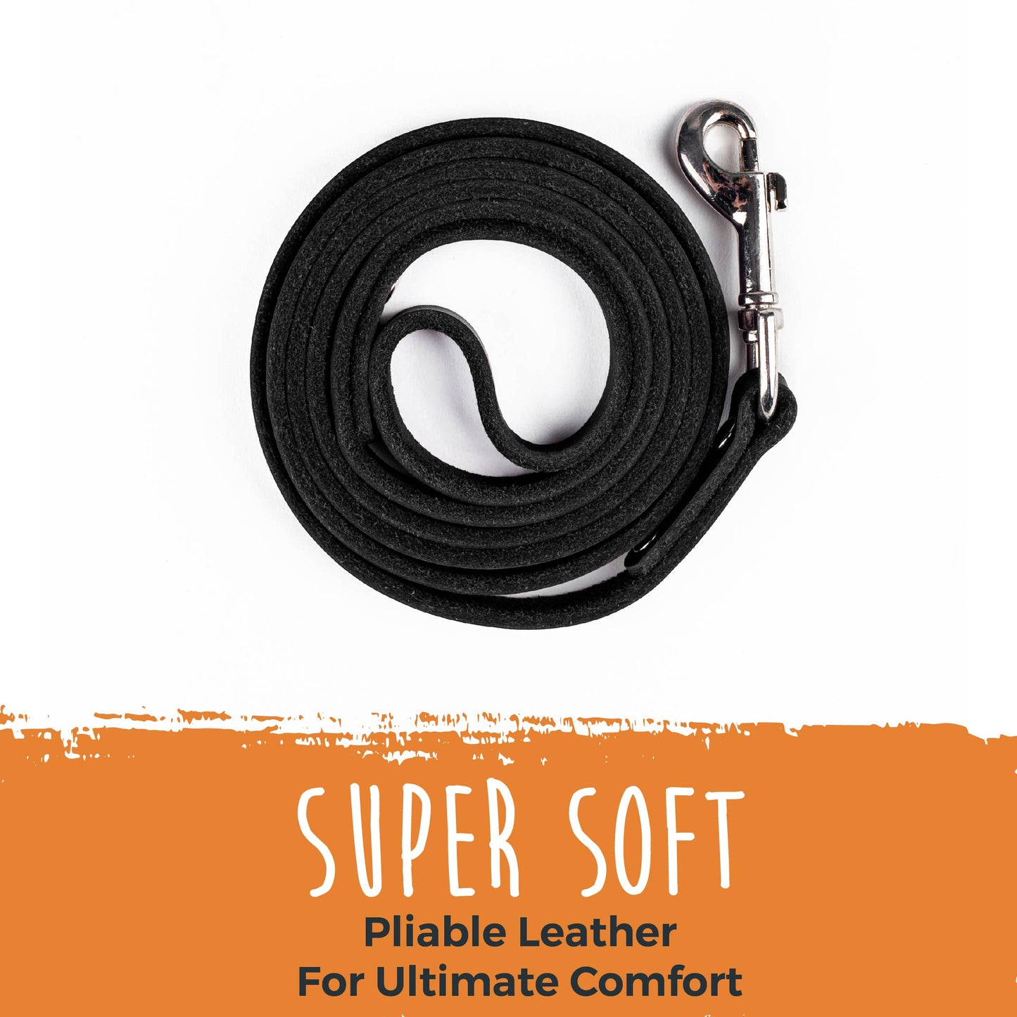 Mighty Paw Premium Leather Dog Leash – 5-Foot 🐶🤎