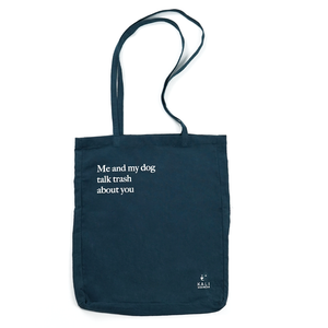 Tote Bag-Me and My Dog Talk Trash